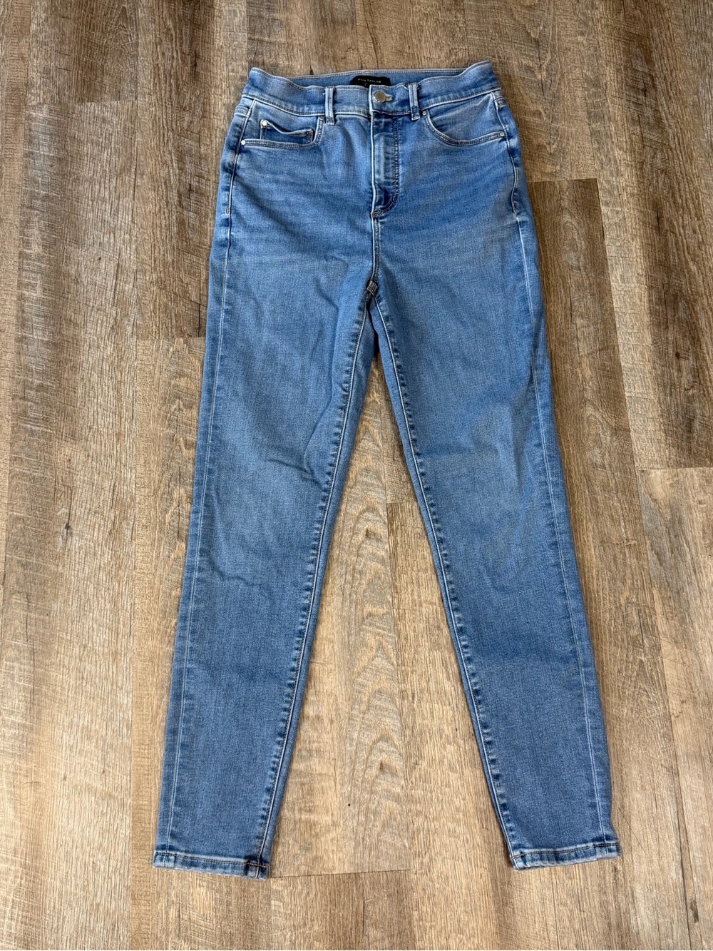Ann Taylor The Skinny Jeans Medium Wash Stretch Denim Sz 4
